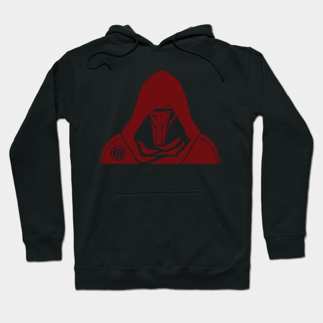 Darth Revan Peekaboo in Red Hoodie by HelveticaHero